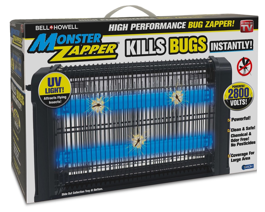 2800-Volt High Performance Electric Indoor Monster Bug Zapper