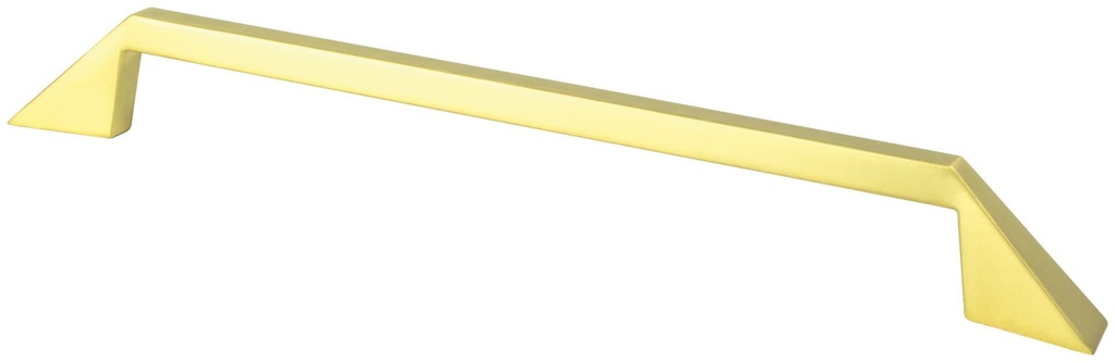 Berenson 6065-1-C Art Tech - Right - 7-9/16 Inch Center to Center Handle Cabinet Handle / Drawer Pull by R. Christensen Soft Gold Cabinet Hardware