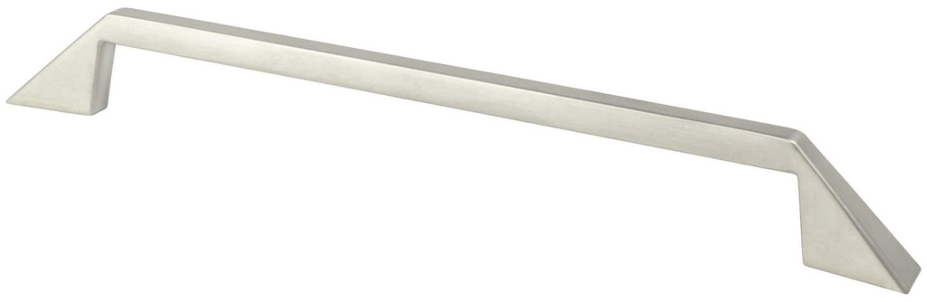 Berenson 6065-1-C Art Tech - Right - 7-9/16 Inch Center to Center Handle Cabinet Handle / Drawer Pull by R. Christensen Brushed Nickel Cabinet