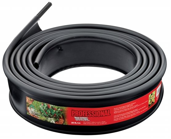 Master Mark 20 Ft. L X 4.5 in. H Plastic Black Lawn Edging