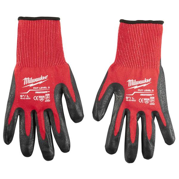 Milwaukee Cut 3 Dipped Work Gloves