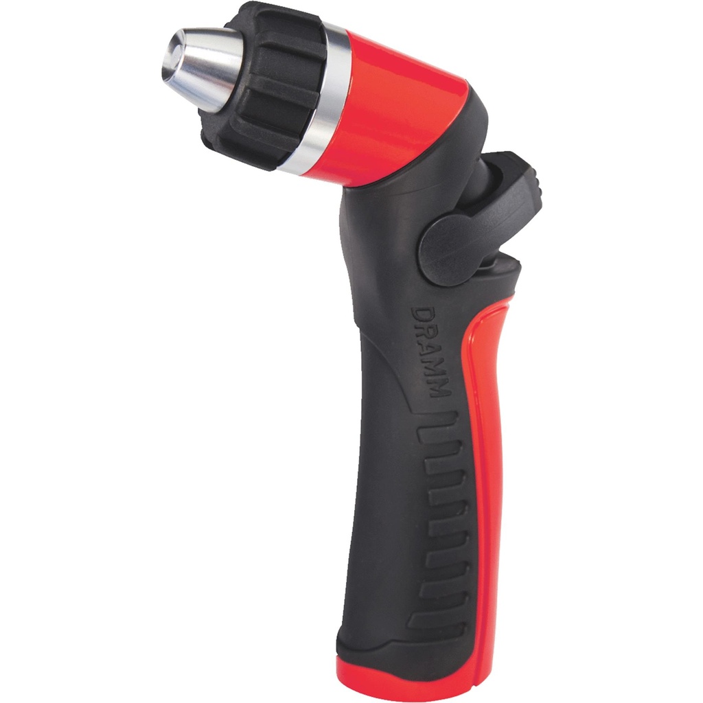 [7005528] Dramm One Touch Metal Pistol Nozzle  Red
