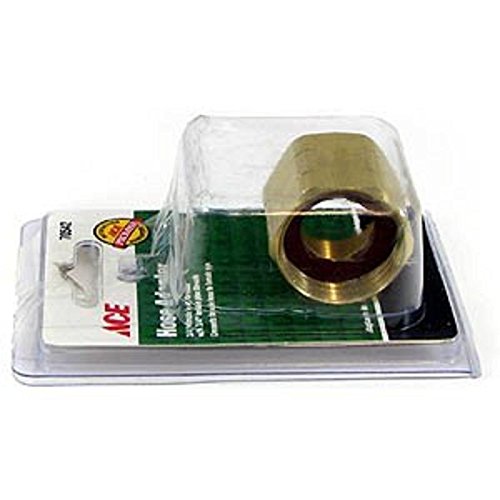 3/4  Brass Hose Adapter Ace Hose Repair and Parts GT3077A 082901705420