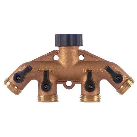 Ace 3/4 in. Brass Threaded Male/Female Garden Hose Manifold