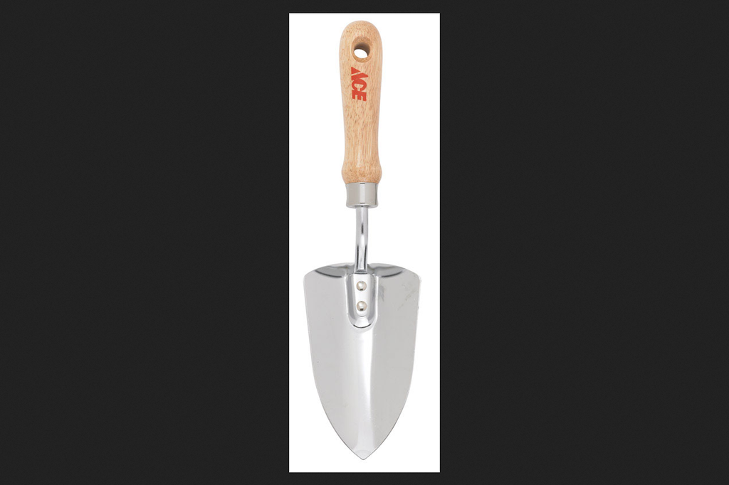 Ace 12 in. Steel Hand Trowel Wood Handle
