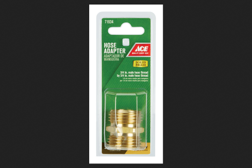 Ace 3/4 in. Brass Threaded Male Hose Coupling