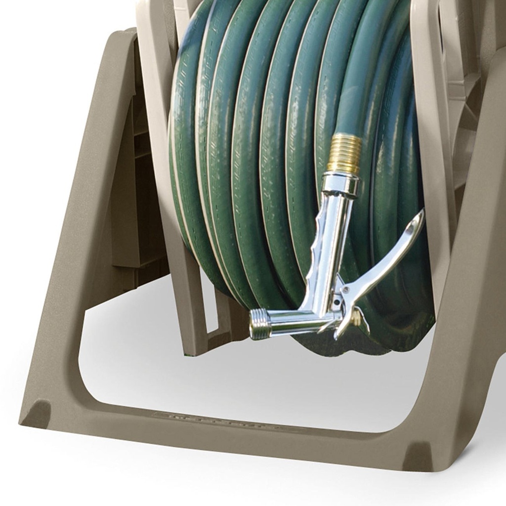 [7205388] Suncast Hose Handler 100 Ft. Taupe Retractable Wall Mounted Hose Reel