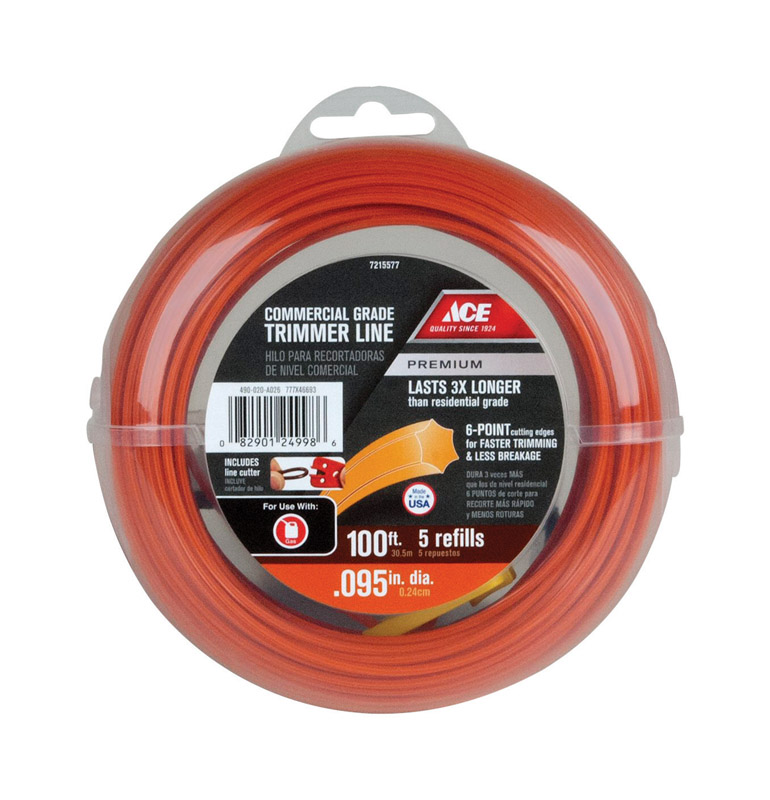 [7215577] Arnold Trimline .095 in X 100 Ft Commerical Twisted Trimmer Line