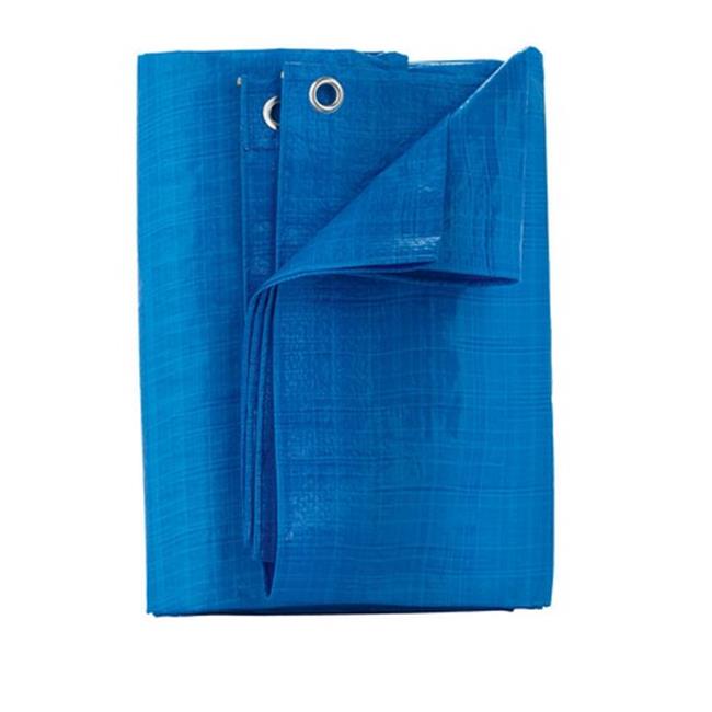 Home Plus 6 Ft. W X 8 Ft. L Light Duty Polyethylene Tarp Blue