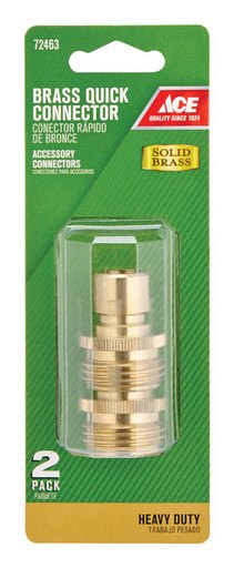 Ace Brass Threaded Male Quick Connector Coupling