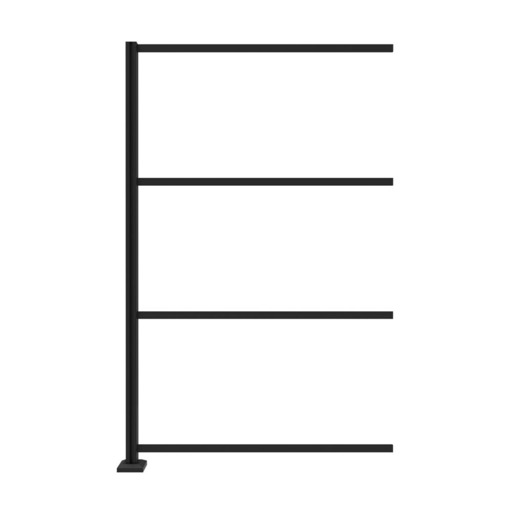 [73050433] Barrette Outdoor Living 52 in. X 79 in. Frame Kit Extension for 2 Ft. X 4 in. Panels Installed in Corner