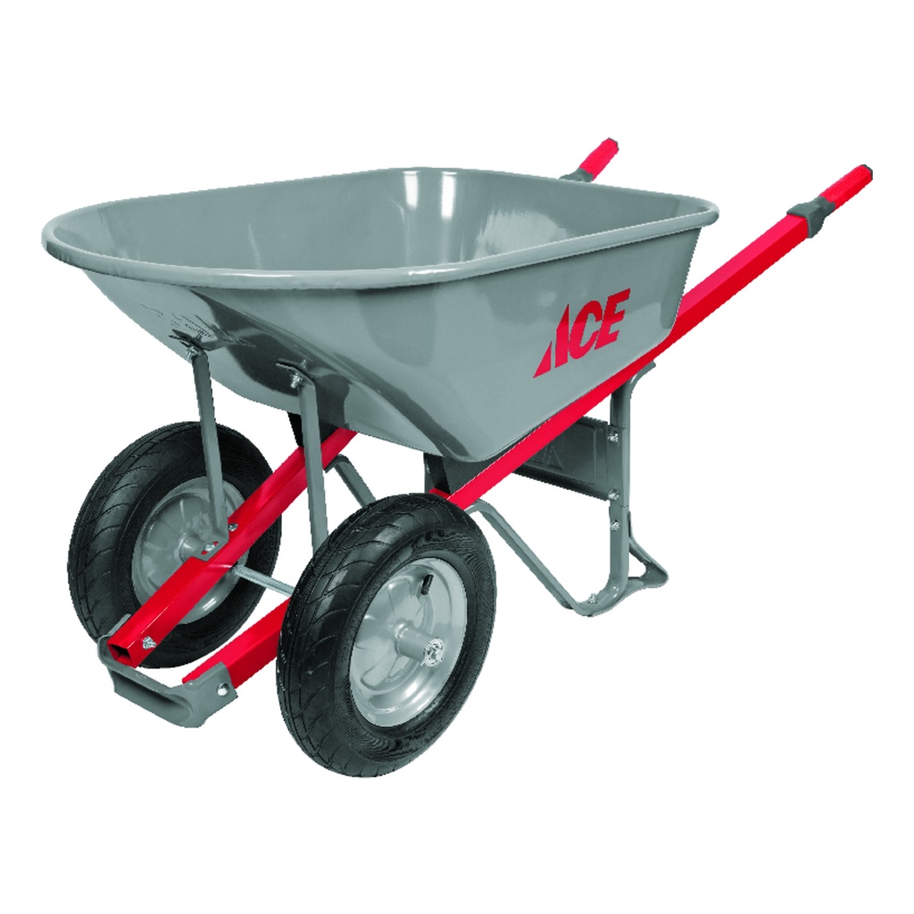 Ace Steel Contractor Wheelbarrow 6 Cu Ft