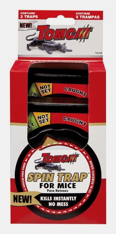MOUSE SPIN TRAP 2PK