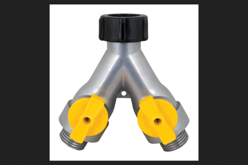 HOSE CONNCTR 2WAY MTL