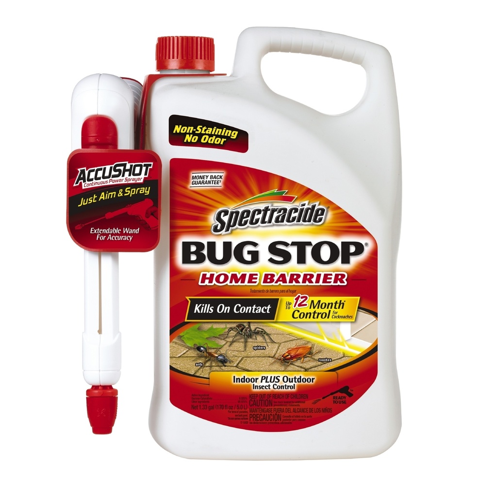 [7494636] 1.3 Gal. Bug Stop Home Barrier with AccuShot Sprayer Insect Killer
