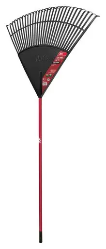 Ace 69.75 in. 30 Tine Poly Rake Fiberglass Handle