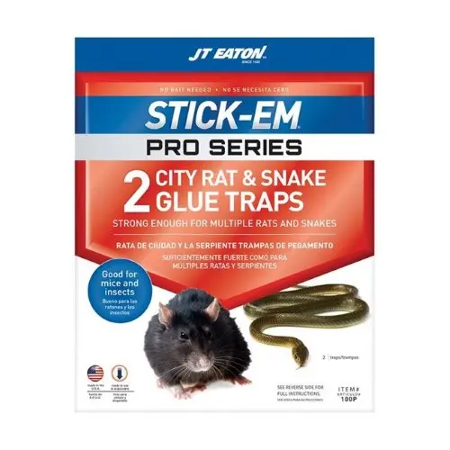 [7567316] JT Eaton Stick-Em Pro Series Glue Trap for Rodents and Snakes 2 Pack