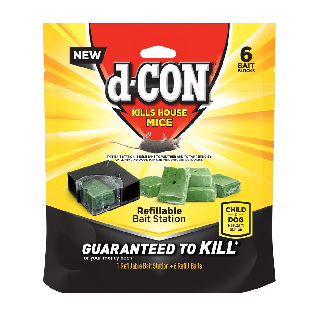 [7603871] D-CON Bait Station Blocks for Mice