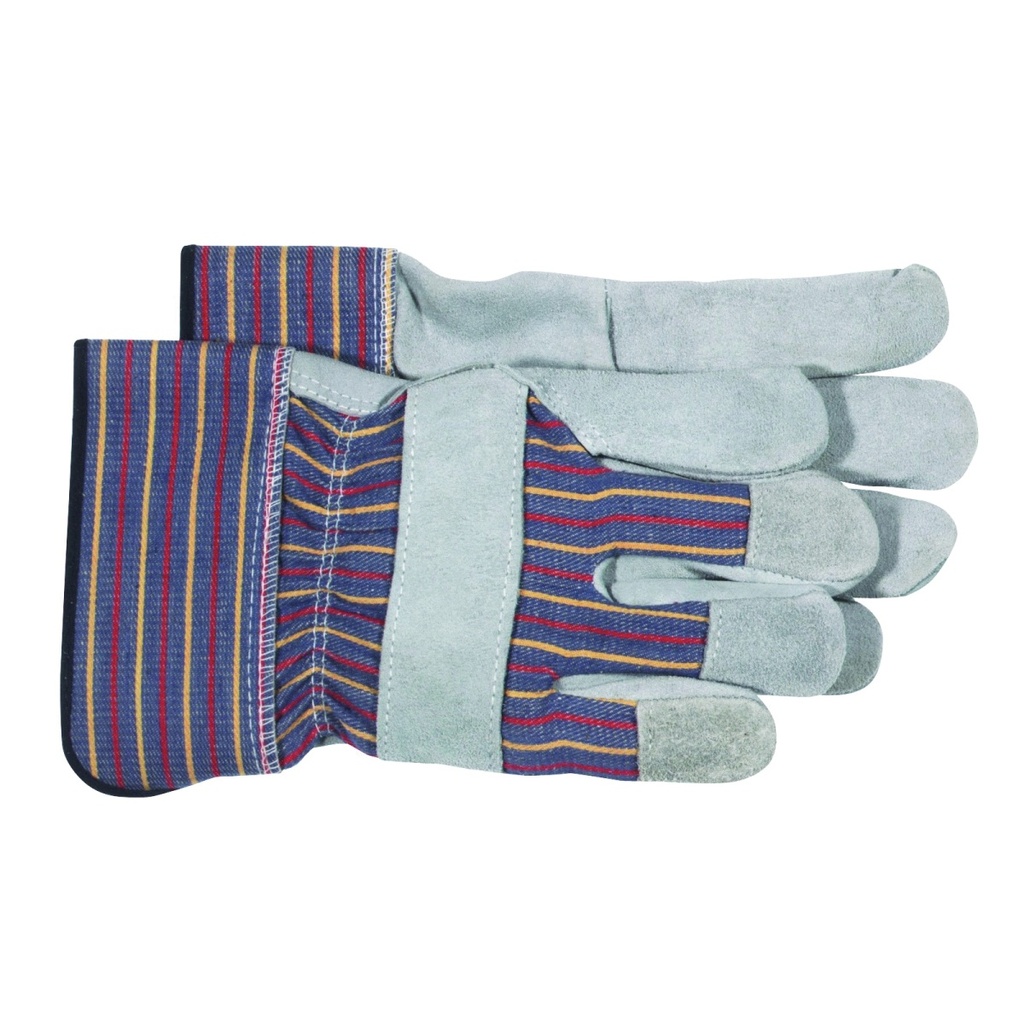 WORK GLOVES SPLIT LTHR L