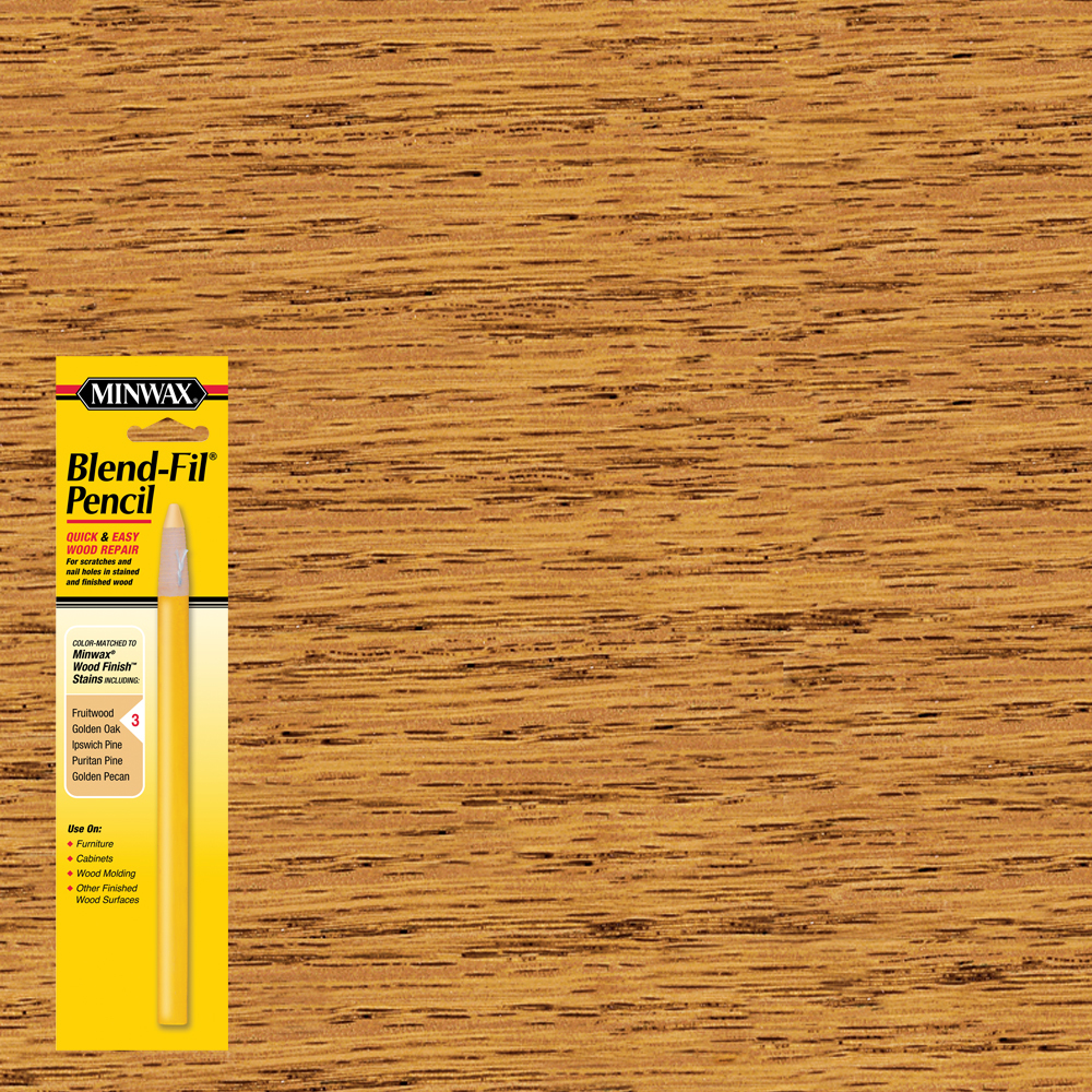 [773409] Minwax Blend-Fil No.3 Fruitwood, Golden Oak Wood Pencil 0.8 Oz
