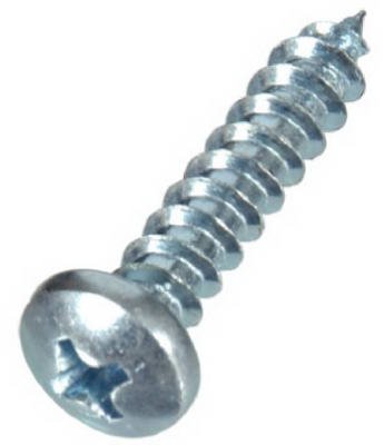 HILLMAN No. 10 Ga. X 3/4 in. L Phillips Pan Head Sheet Metal Screws 100 Pk