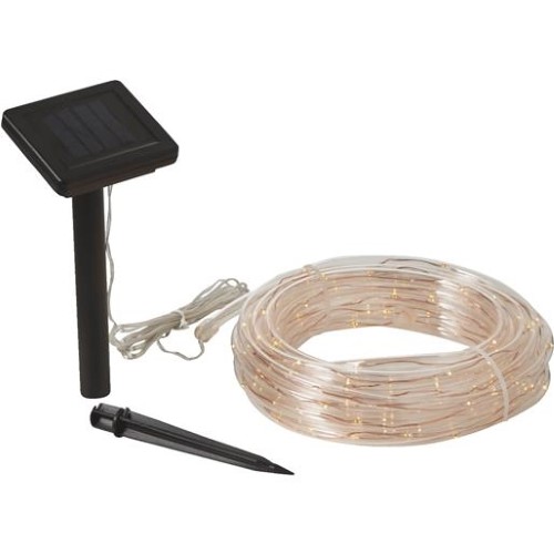 SOLAR WARM WHT ROPE 28' 100LIGHT
