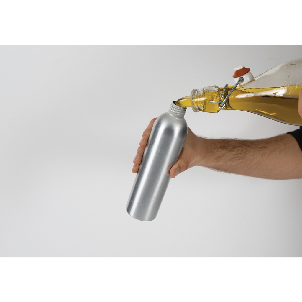 [8030441] Grill Mark Black/Silver Aluminum Oil Sprayer 12 Oz