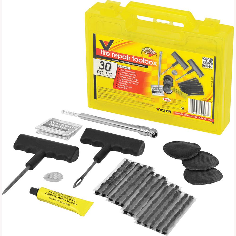Victor 22-5-00126-8A Tire Repair Toolbox- 30 Pc Kit