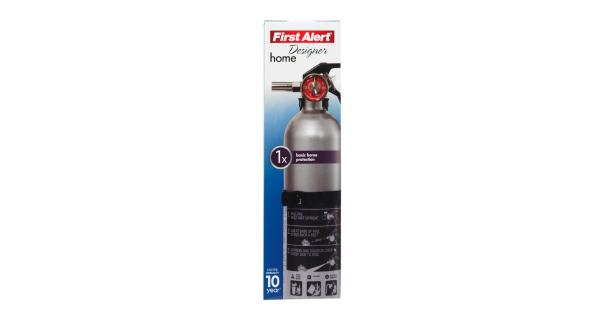 First Alert Designer Fire Extinguisher for Household OSHA/US Coast Guard Agency Approval