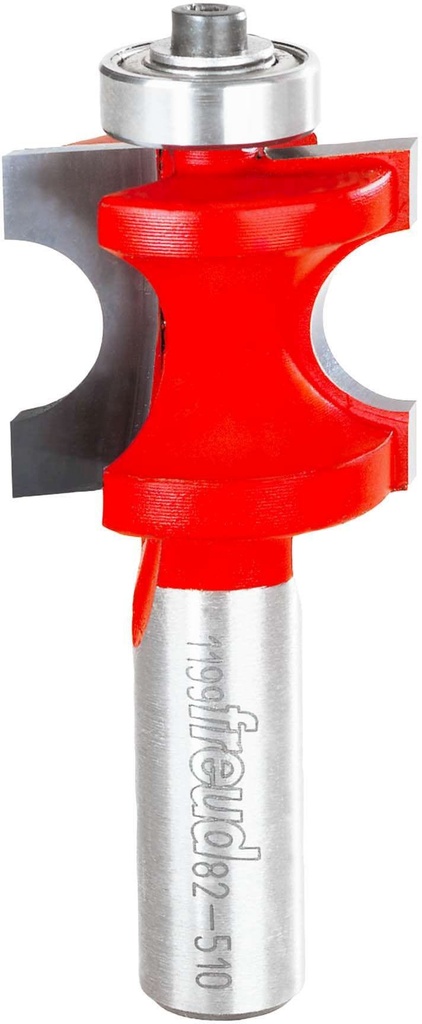Freud 1/4 in. Radius Half Round Bit with Bearing with 1/2 in. Shank - 82-510