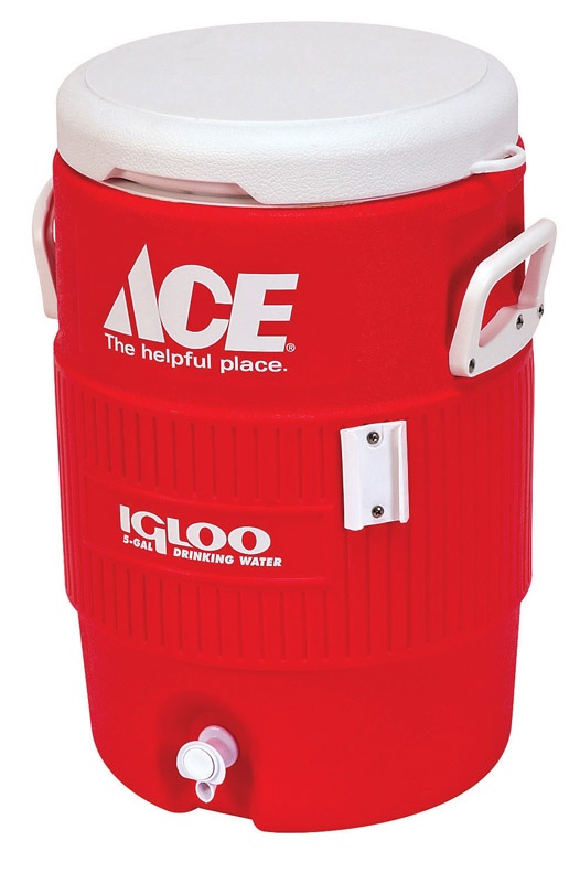 Igloo Ace Red/White 5 Gal Water Cooler