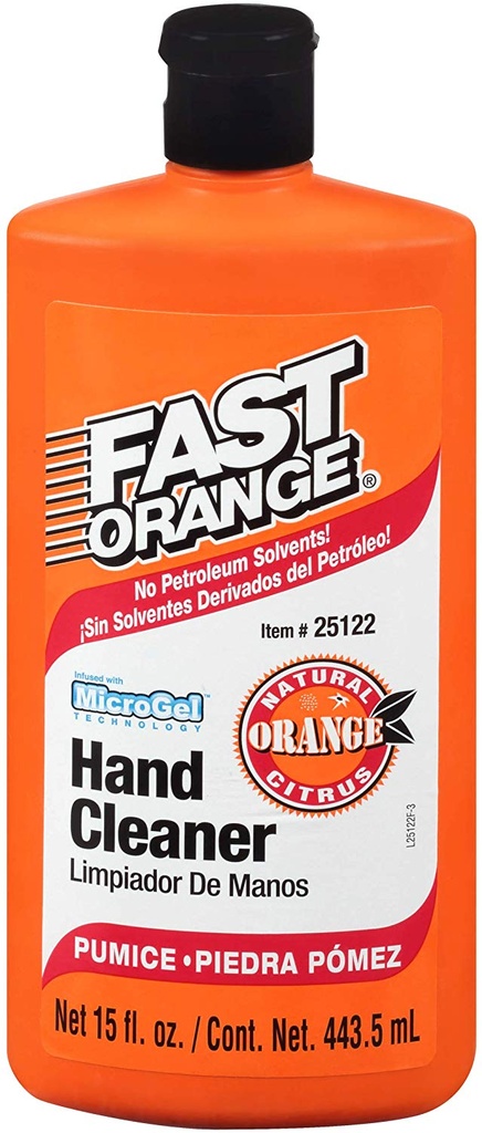 Permatex Fast Orange Fine Pumice Lotion Hand Cleaner - 15oz - 25122