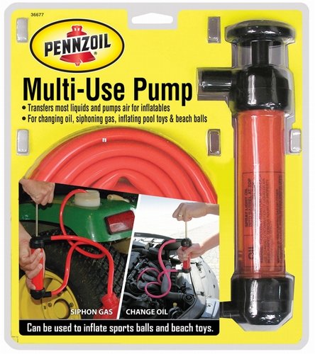 Pennzoil Piston Action Plastic 51 in. Siphon Pump