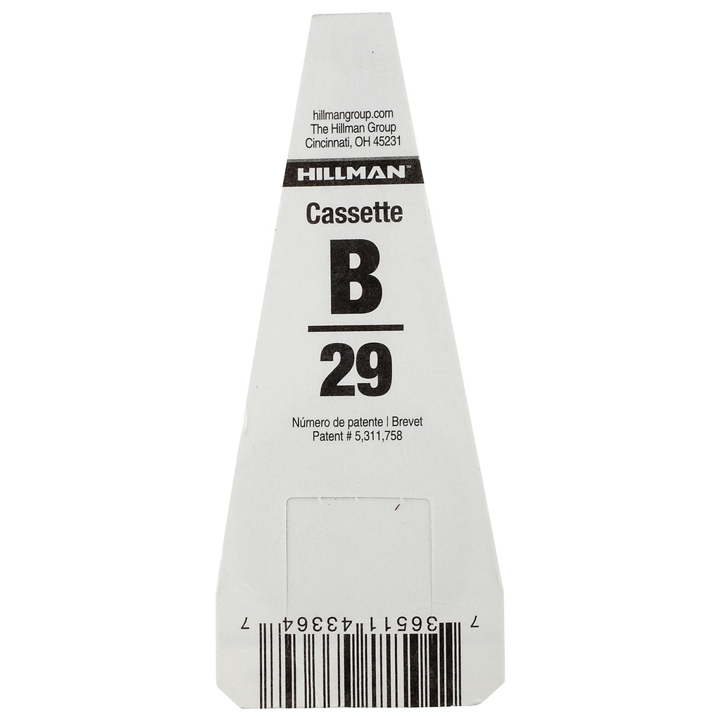 Hillman KeyKrafter Automotive Key Blank 29 B110, B110PH Double for Chevrolet