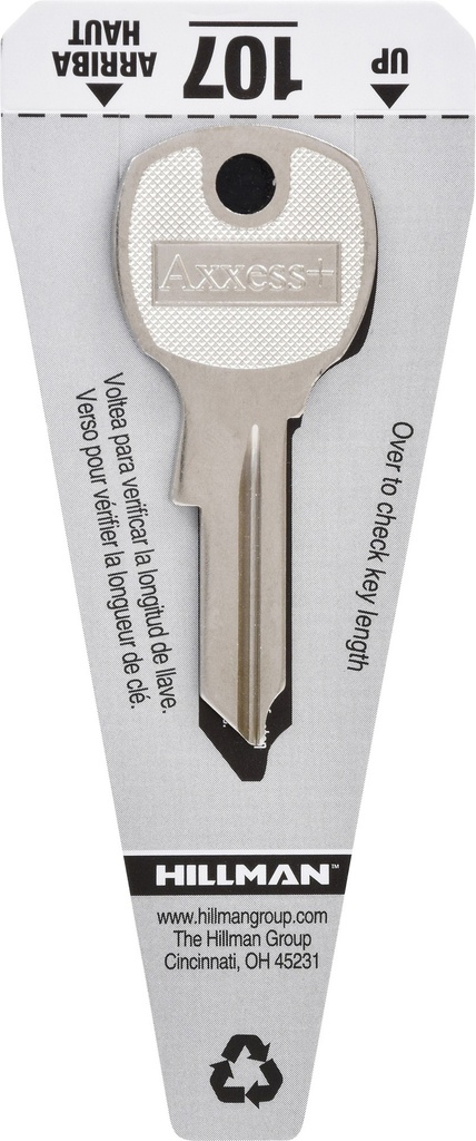 Hillman KeyKrafter House/Office Universal Key Blank 107 NA14 Single