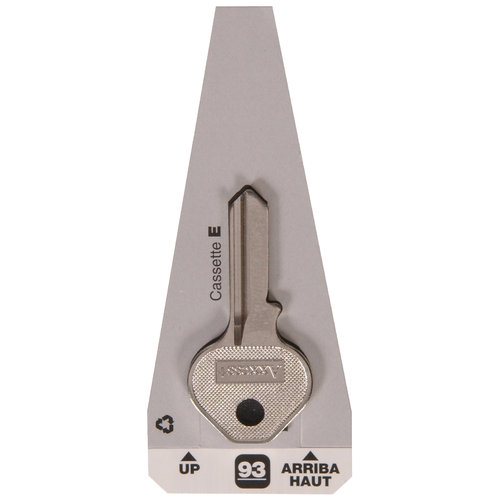 [88535] Hillman Traditional Key House/Office Key Blank 93 M9, M10 Single for Master Locks