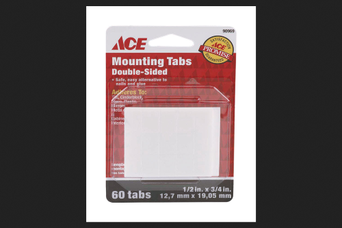 [90969] Ace 3/4 in. L X 1/2 in. W Double-Sided Mounting Strips