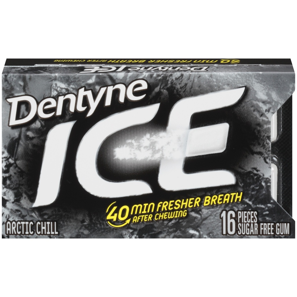 [9126996] Dentyne Ice Sugar Free Arctic Chill Chewing Gum 16 Pc