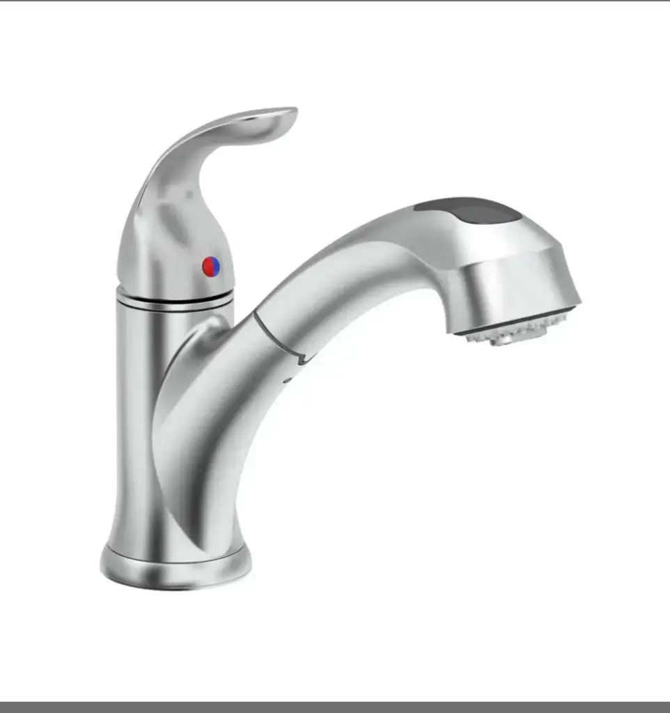 American Standard Sullivan Pull-Out Kitchen Faucet W/Soap Dispenser 9167101.075