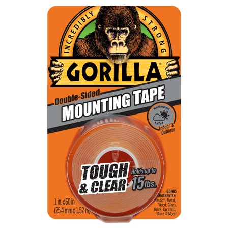 Mounting Tape Clear Gorilla Tough & Clear Mounting