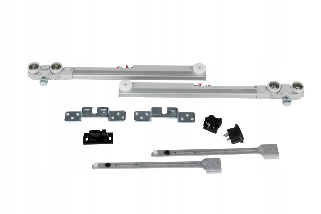 Okucie Do Drzwi Przesuwnych Hafele Slido Max 80kg Obustronny Miękki Domyk