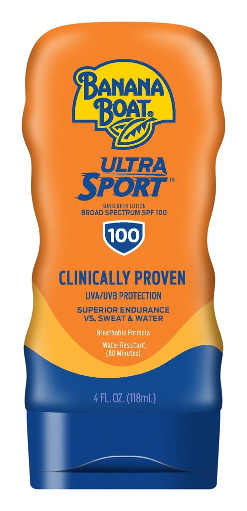 Banana Boat Sport Performance No Added Fragrance Scent Sunscreen Lotion 4 Oz 1 Pk