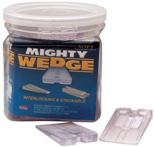 Mighty Wedge 9707191 1.125 X 1.875 in. Plastic Shims  Assorted