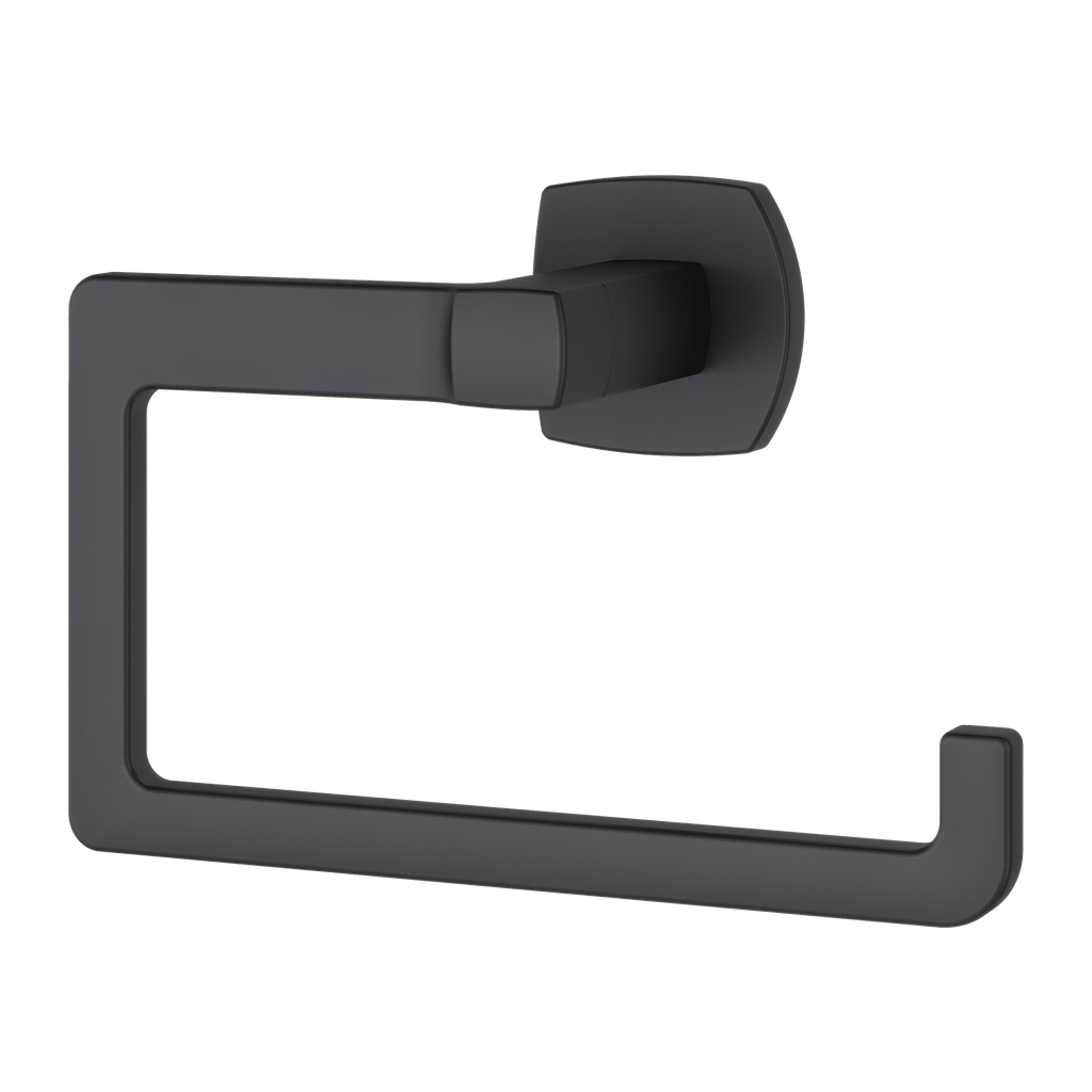 Pfister BRB-DA1 Deckard 7" Wide Wall Mounted Towel Ring Matte Black Bathroom Hardware and Accessories Bathroom Hardware Towel Rings