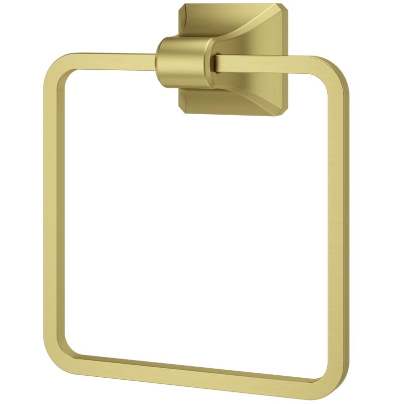 [BRB-FE1BG] Pfister BRB-FE1 Park Avenue 6" Wall Mounted Towel Ring with Concealed Mountings Brushed Gold Bathroom Hardware and Accessories Bathroom Hardware Towel