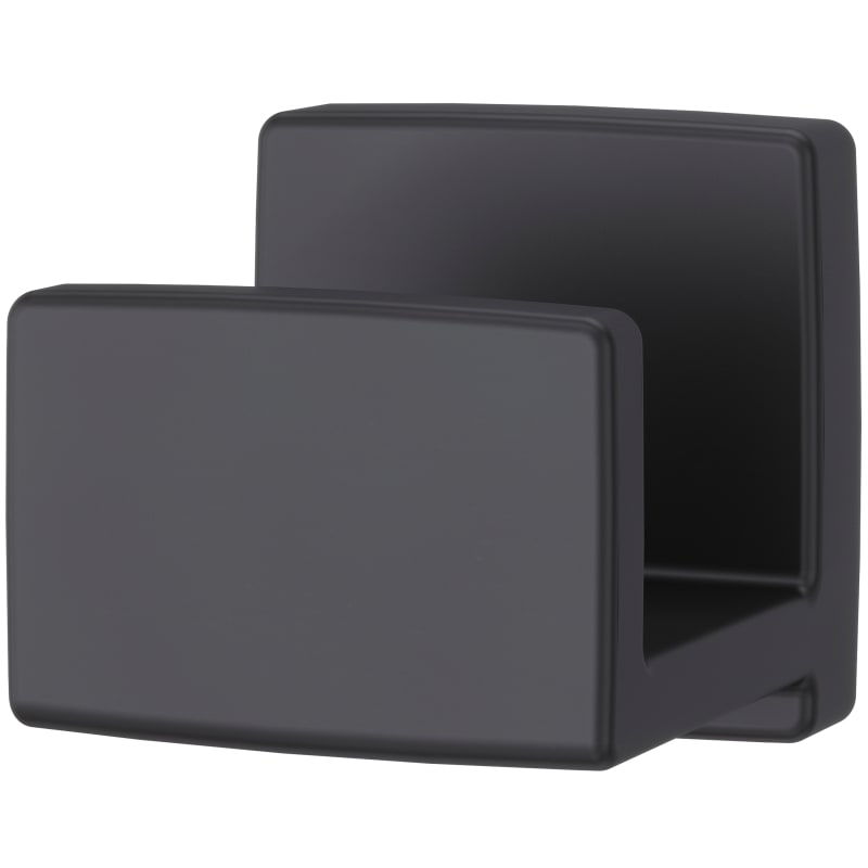Pfister BRH-DA1 Deckard Single Robe Hook Matte Black Bathroom Hardware and Accessories Bathroom Hardware Robe Hooks