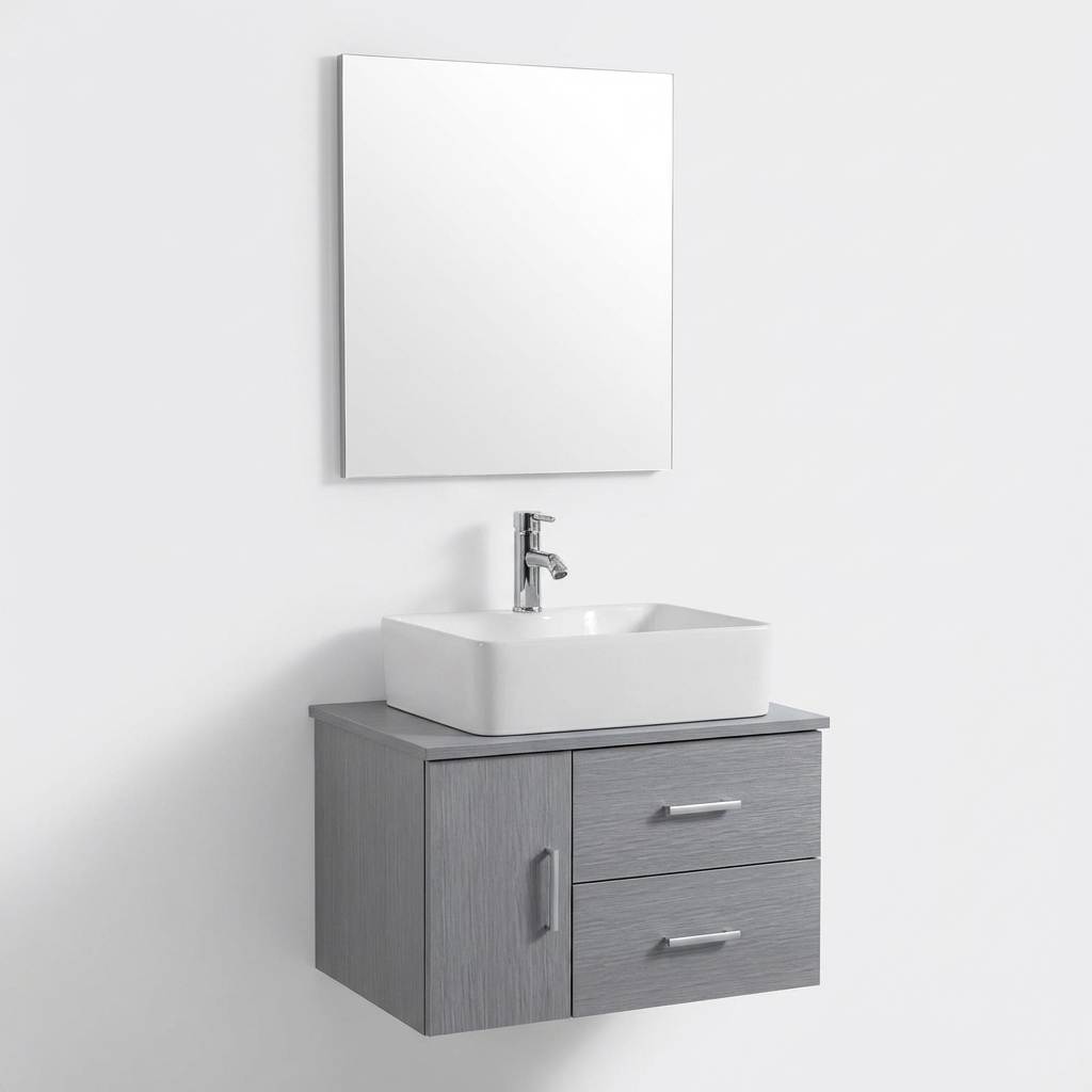 CONJ. PVC COSMO 24" WOOD GREY