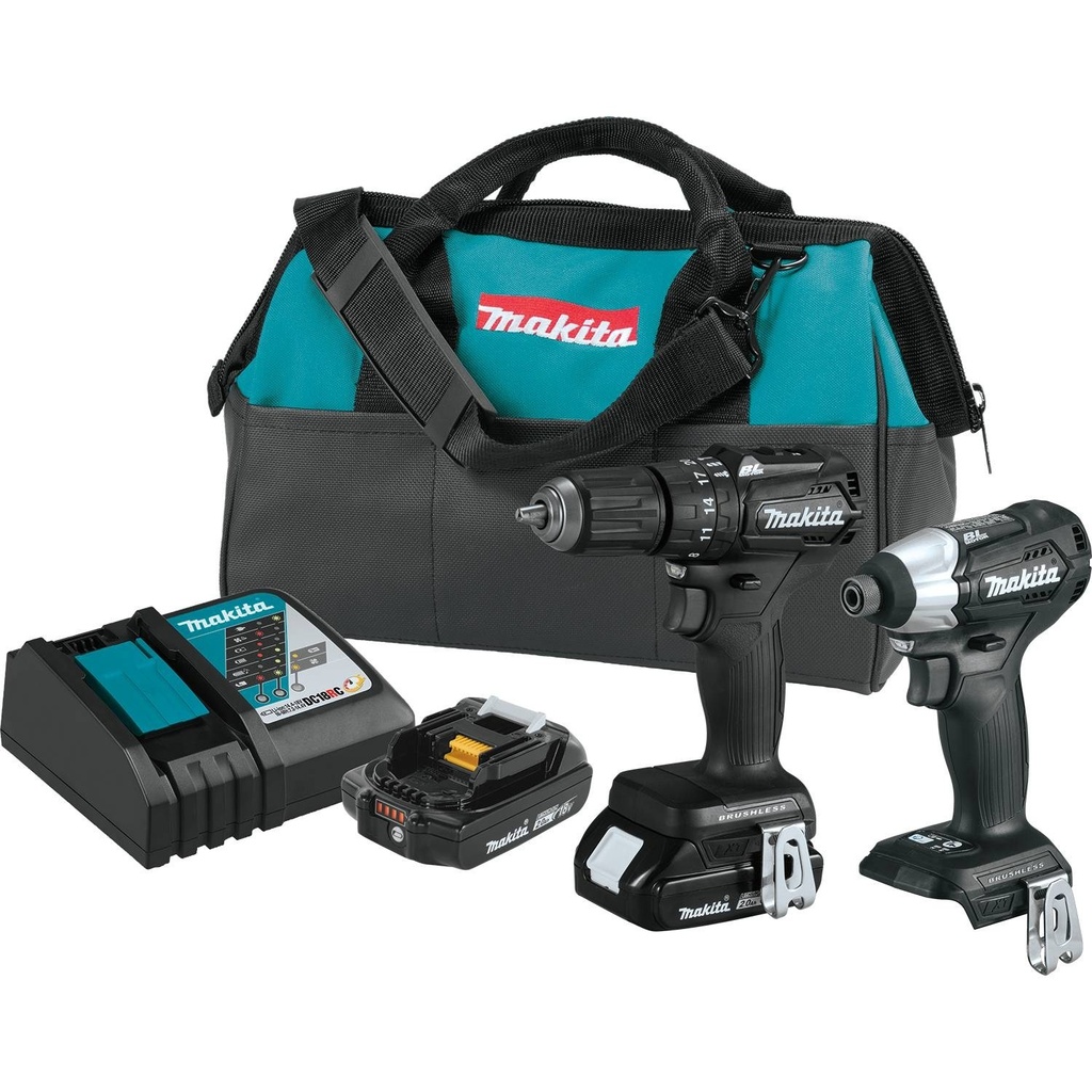Makita CX202RB 18V LXT Sub-Compact Cordless Drill/Driver Kit