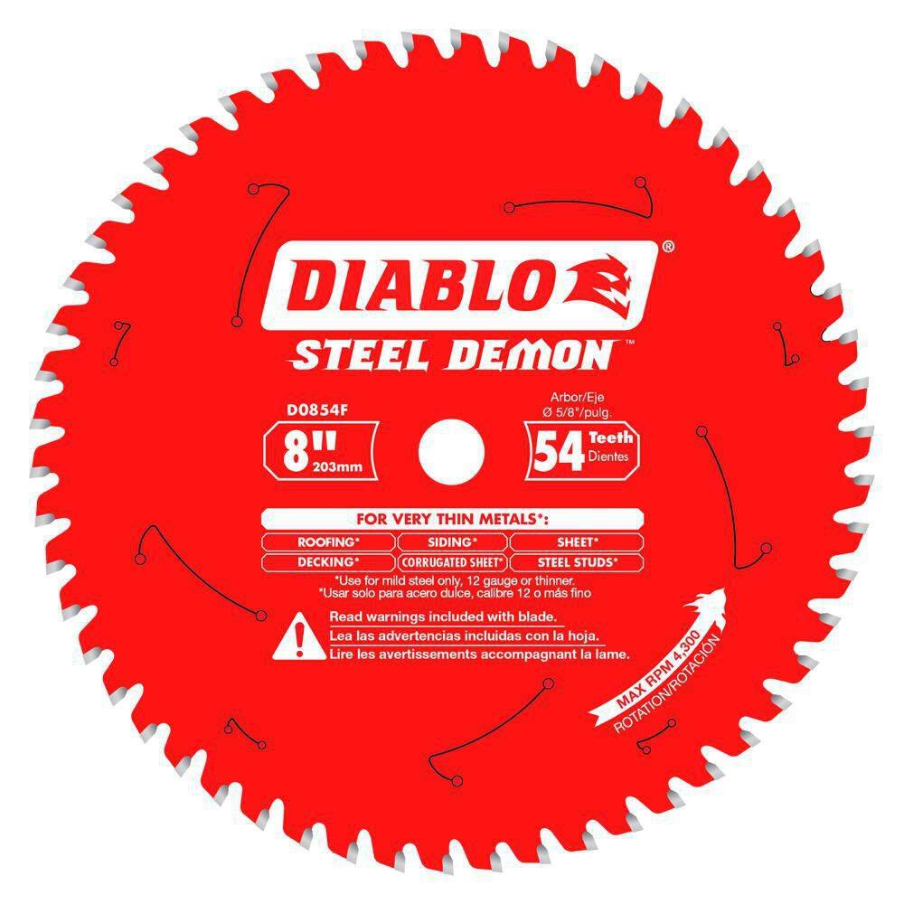 DB 8" VERY THIN METAL BLADE 54T