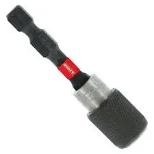 [DBH238QC] Diablo Hex 2-3/8 in. L Quick-Change Magnetic Bit Holder Black Oxide 1 Pk